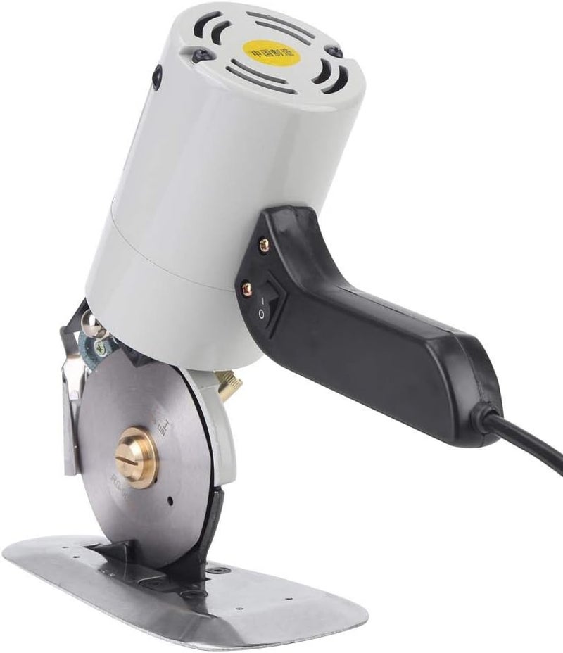 woobles Electric Cloth Cutter, 90mm Blade Electric Cloth Cutter Fabric Cutting Machine for Clothing, Leather Goods, Textiles, Rubber Products (1#) - Image 2